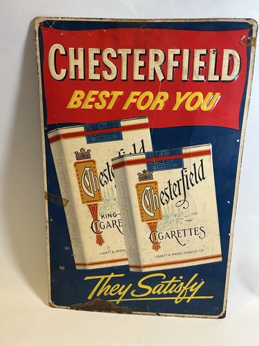 Antique sign chesterfield - antique,